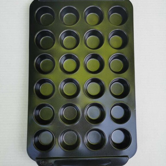 Wilton 24 Cup Mini Muffin Pan Set of 2 - Picture 2 of 3